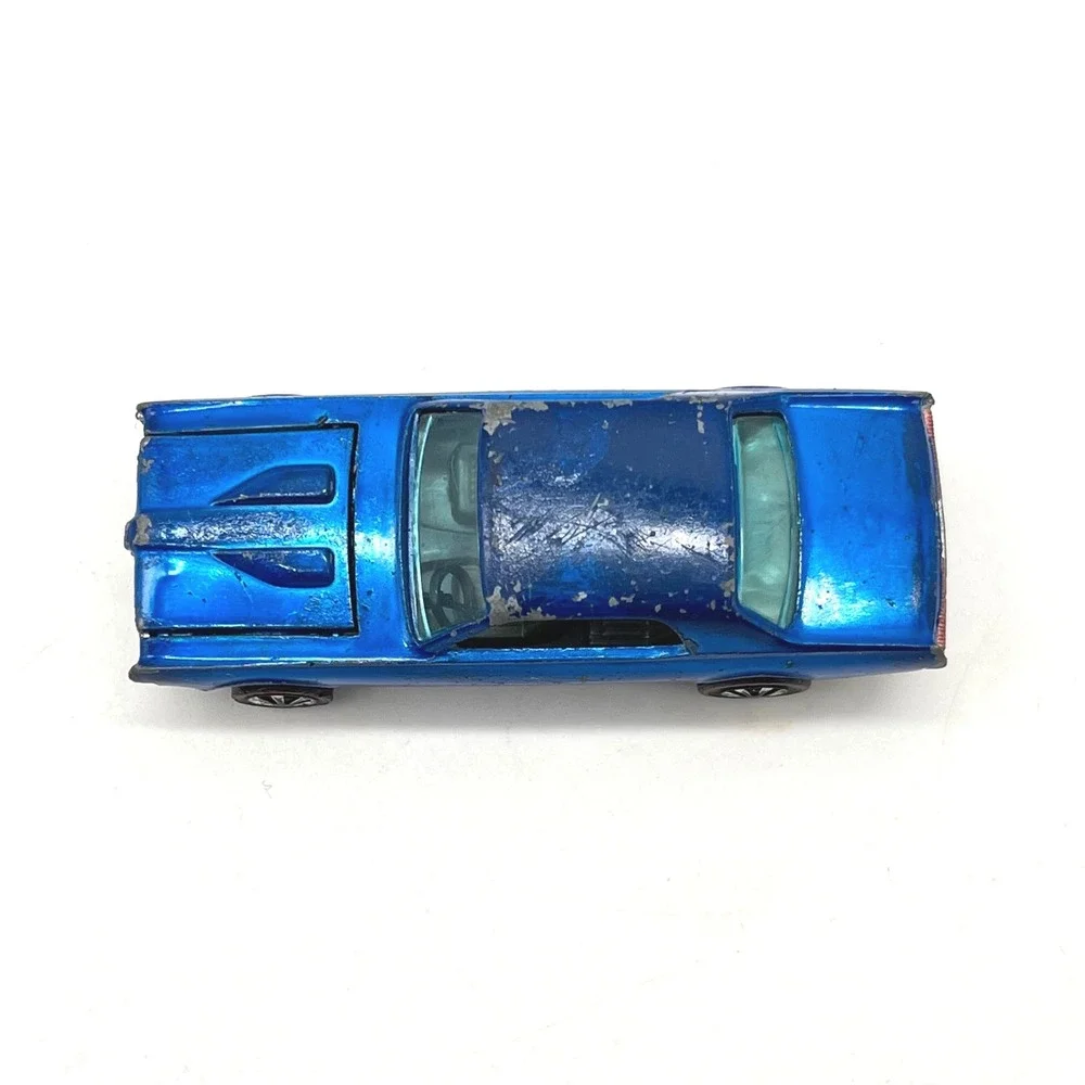 Hot Wheels 1967 Custom Cougar Blue Spectraflame Redline Hong Kong